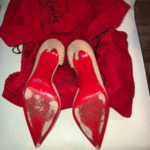 Christian Louboutin Iriza Half-d'Orsay Cork